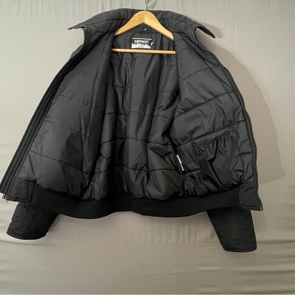 Vintage Farwest Seattle Rockwell insulated Jacket black Men's Large great condtn - Picture 4 of 10